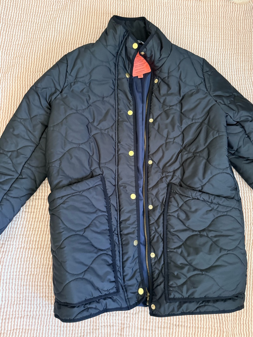 J-Crew Women’s Black Quilted Jacket